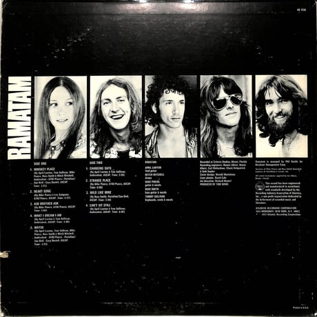 ラマタム / Ramatam（US ATLANTIC ORIGINAL,SD7236）（LPレコード）