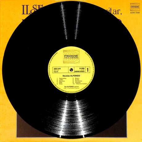 イルゼ・アルフォンソ / Plays Nicolas Alfonso（LPレコード）
