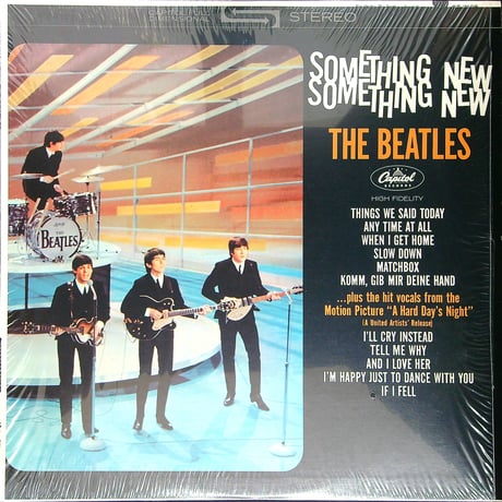 ビートルズ / SOMETING NEW ［※US盤,品番:ST-2108,US再発オレンジラベル、シュリンク付］ (LPレコード)