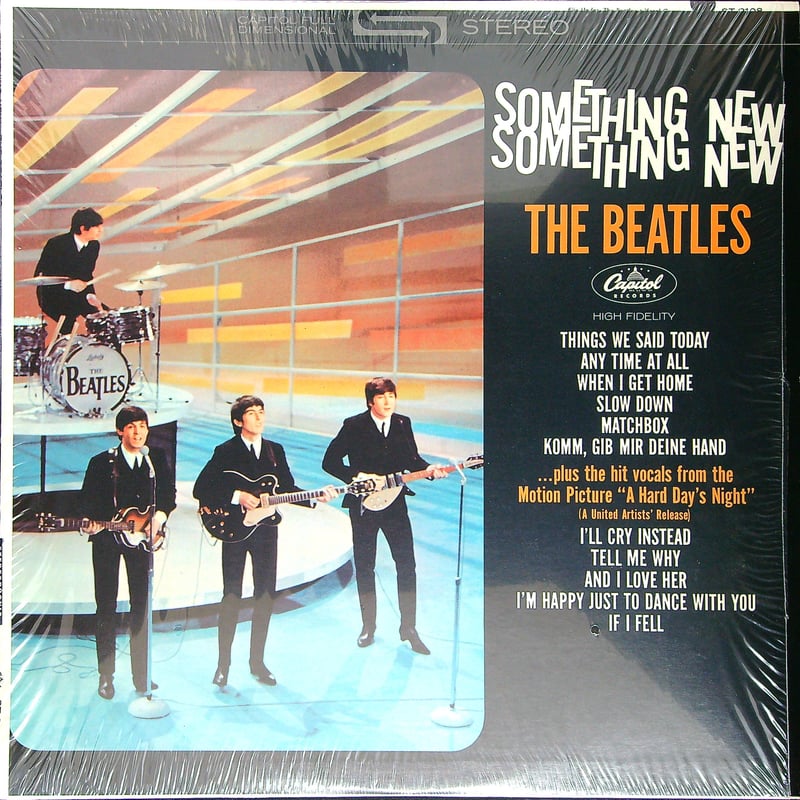 ビートルズ / SOMETING NEW ［※US盤,品番:ST-2108,US再発オレンジラ