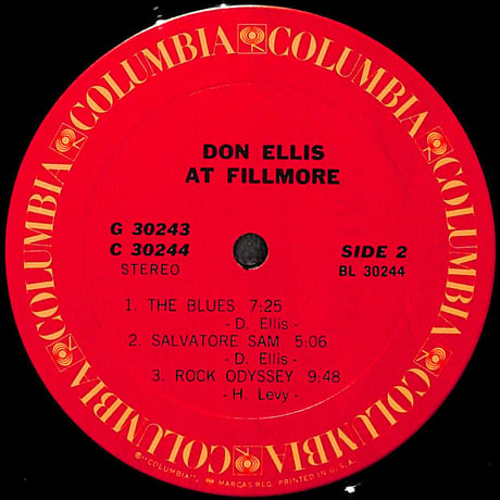 ドン・エリス / Don Ellis At Fillmore [※輸入盤,生産国:US,品番:G 30243,2枚組］(LPレコード)