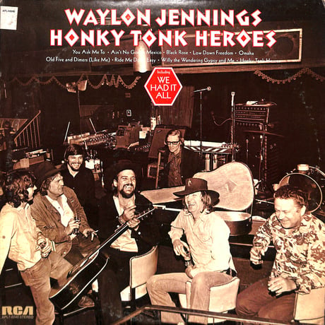 ウェイロン・ジェニングス / Honky Tonk Heroes [※輸入盤,生産国:US,品番:APL1-0240］(LPレコード)