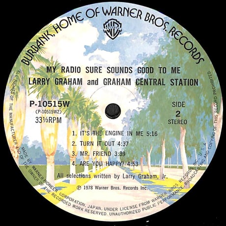 Larry Graham And Graham Central Station My Radio Sure Sounds Good To Me［※国内盤,品番:P-10515W］(LPレコード)