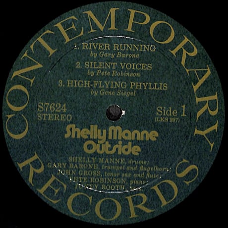 シェリー・マン / Outside [※輸入盤,生産国:US,品番:S7624］(LPレコード)