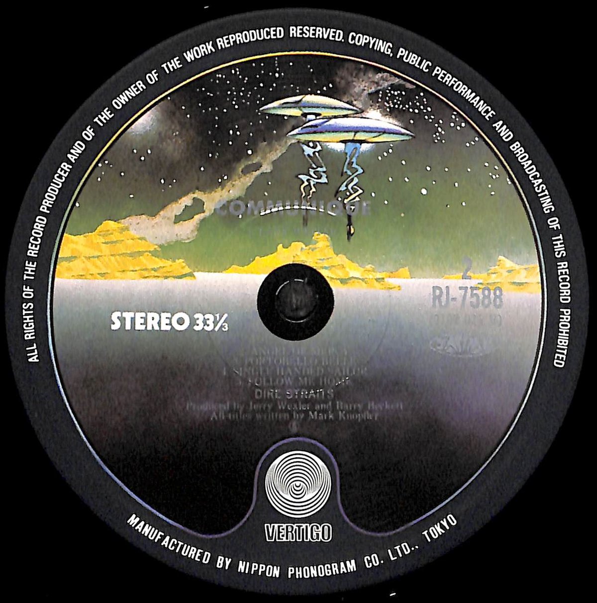 ダイアー・ストレイツ / コミュニケ [※国内盤,品番:RJ-7588］(LP