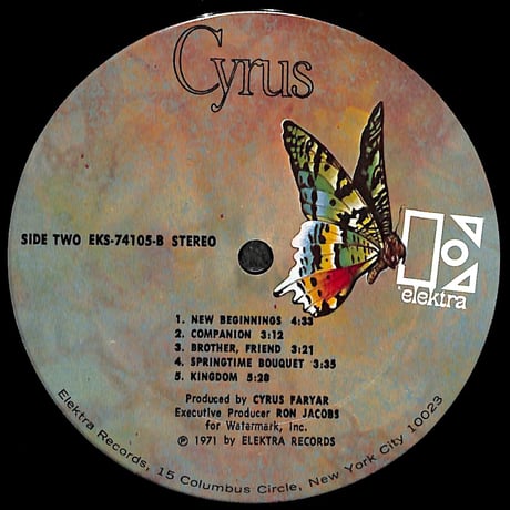 サイラス・ファーヤー / Cyrus［※輸入盤,生産国:US,品番:EKS-74105］(LPレコード)