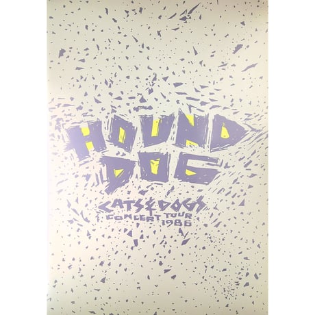 HOUND DOG / CATS & DOGS CONCERT TOUR 1986 (コンサートパンフレット)