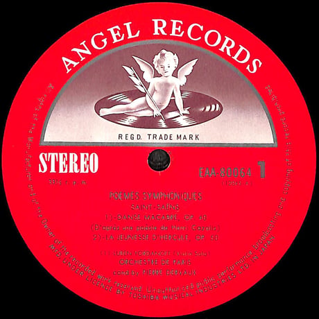 ピエール・デルヴォー / パリ管/サン=サーンス交響詩集 [※国内盤,品番:EAA-80064］(LPレコード)