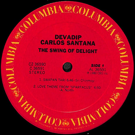 カルロス・サンタナ / Devadip Carlos Santana The Swing Of Delight [※輸入盤,生産国:US,品番:C2 36590,2枚組］(LPレコード)