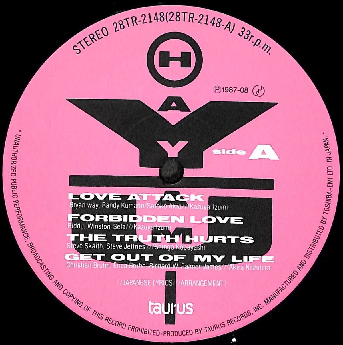 早見優 / ゲッド・ダウン! [※国内盤,品番:28TR-2148］[早見優サイン