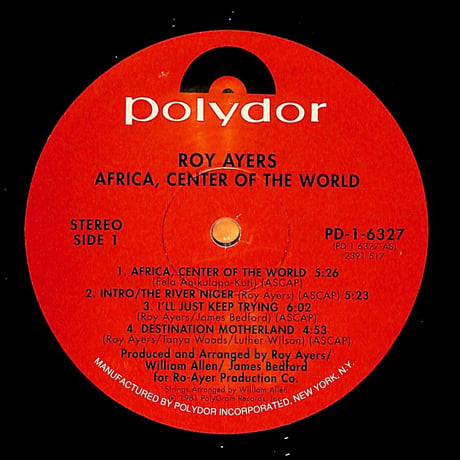 Roy Ayers / Africa, Center Of The World (USリプレス)（LPレコード）