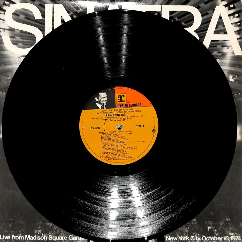 フランク・シナトラ Frank Sinatra / The Main Event（LPレコード