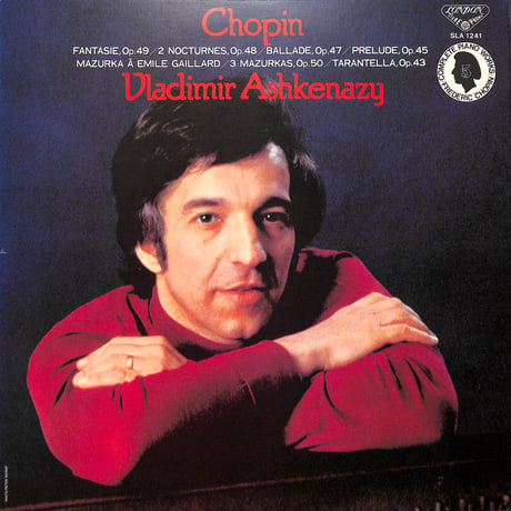 ヴラディーミル・アシュケナージ / ショパン・ピアノ曲全集 第5巻 [※国内盤,品番:SLA 1241］(LPレコード)