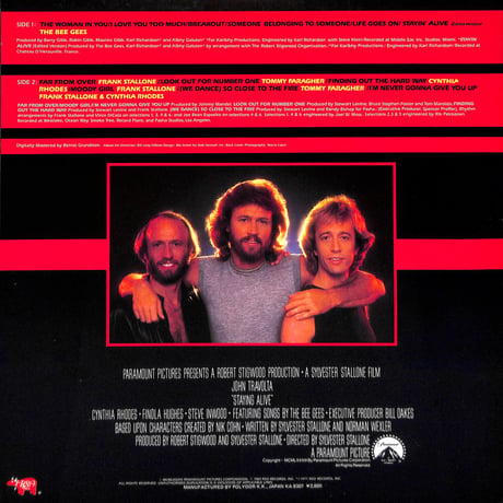 ステイン・アライヴ オリジナル・サウンドトラック [※国内盤,品番:28MW 0035］(LPレコード)