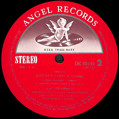 セザール・フランク / 弦楽四重奏曲 [※国内盤,品番:EAC-40144］(LPレコード)