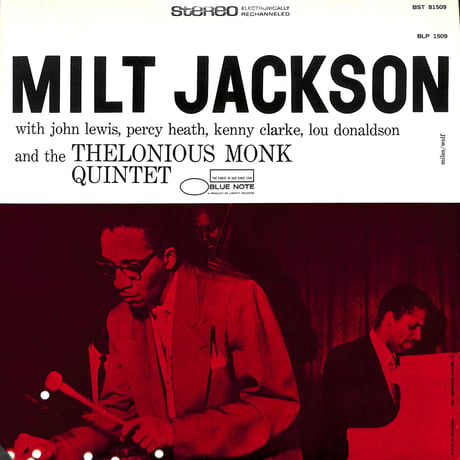 Milt Jackson With John Lewis, Percy Heath, Kenny Clarke, Lou Donaldson… [※US盤,品番:BST 81509］(LPレコード)