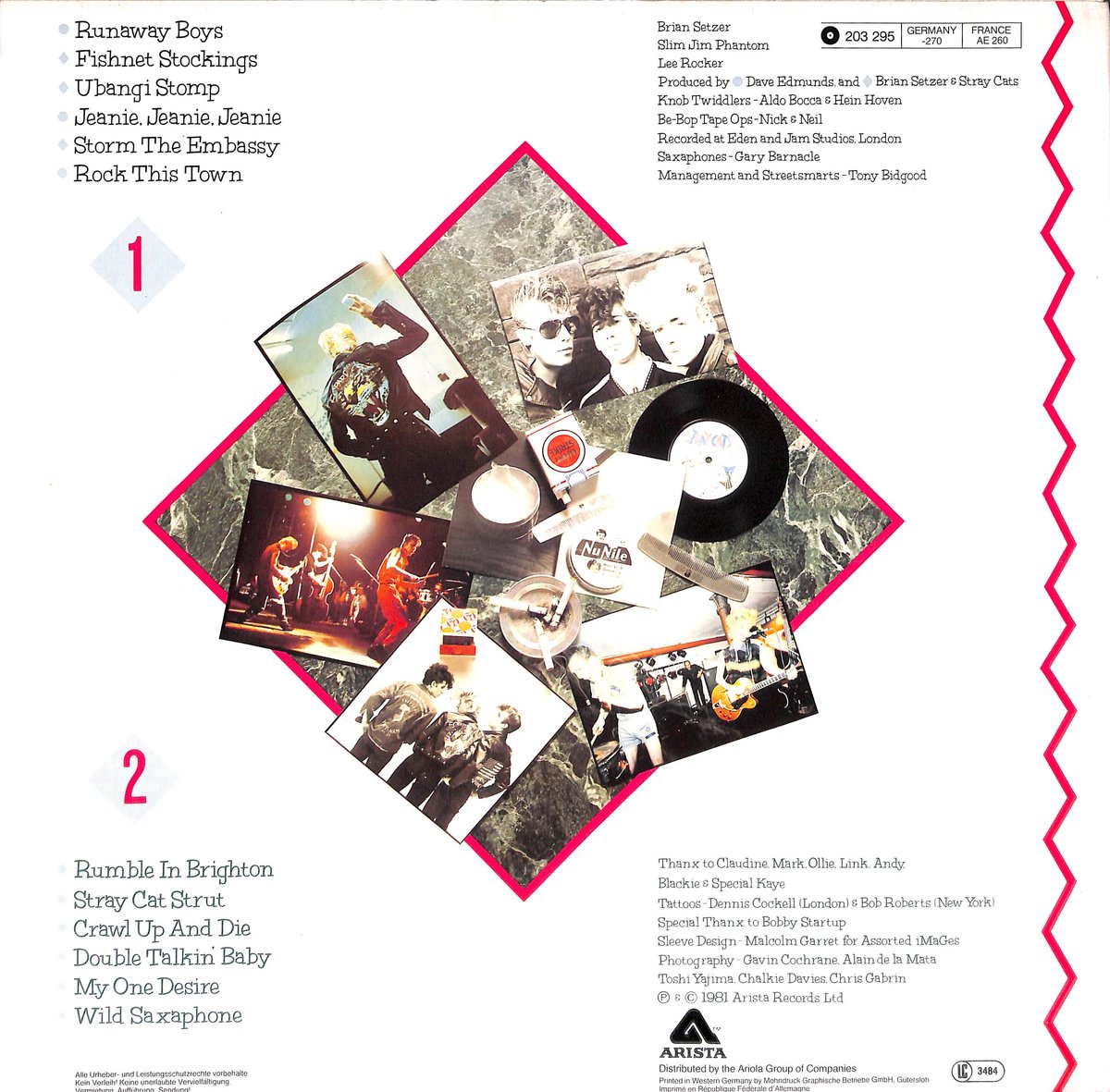 ストレイ・キャッツ / Stray Cats [※輸入盤,生産国:Germany,品番:203