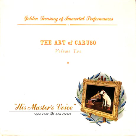 エンリコ・カルーソー / The Art Of Caruso Volume Two [※輸入盤,生産国:UK,品番:CSLP 511］(LPレコード)