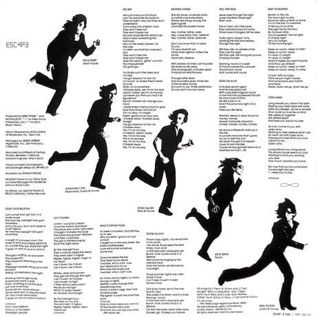 ジャーニー / エスケイプ [※国内盤,品番:25AP 2100］(LPレコード)