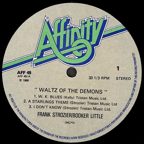 フランク・ストロジャー,ブッカー・リトル / Waltz Of The Demons［※輸入盤,生産国:UK,品番:AFF 49］(LPレコード)