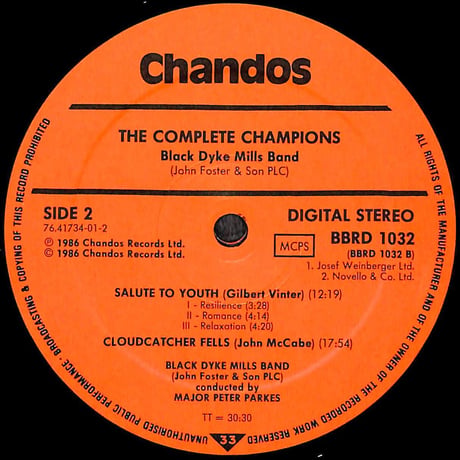 ブラック・ダイク・ミルズ・バンド/ The Complete Champions [※輸入盤,生産国:UK,品番:BBRD 1032］(LPレコード)