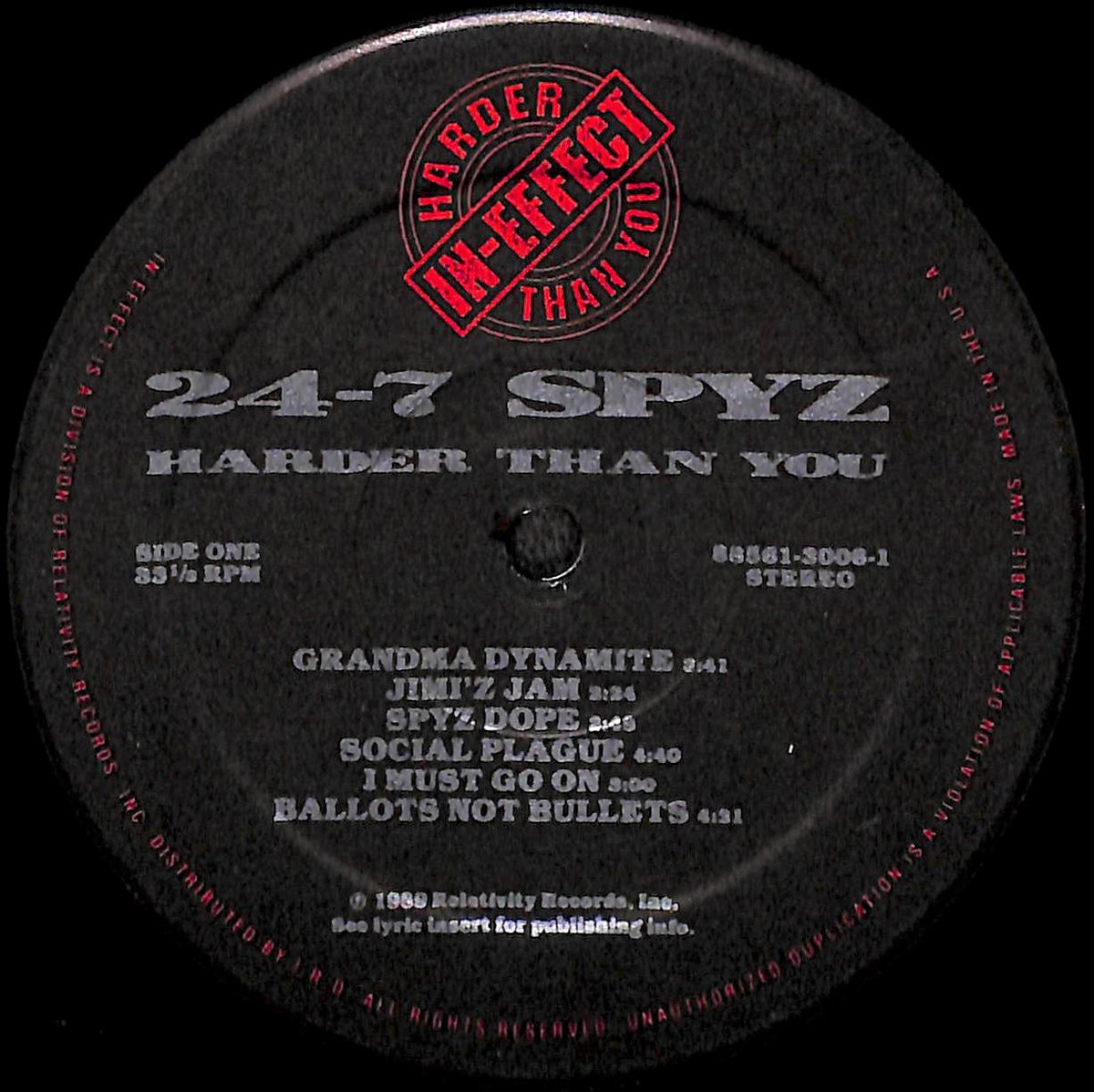 24-7 SPYZ / Harder Than You [※輸入盤,生産国:US,品番:885
