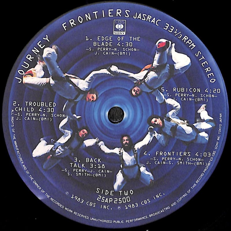 ジャーニー / フロンティアーズ [※国内盤,品番:25AP-2500］(LPレコード