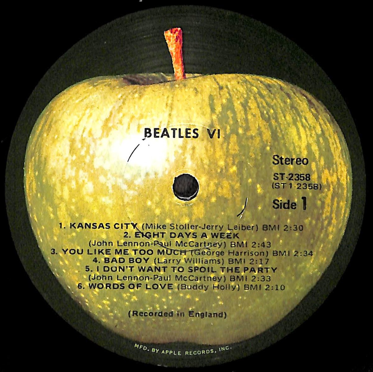 ビートルズ / Beatles VI [※輸入盤,生産国:US,品番:ST 2358］(LP