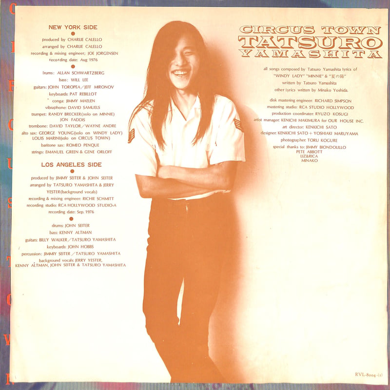 山下達郎 / CIRCUS TOWN （国内盤）（LPレコード） | Books Channe