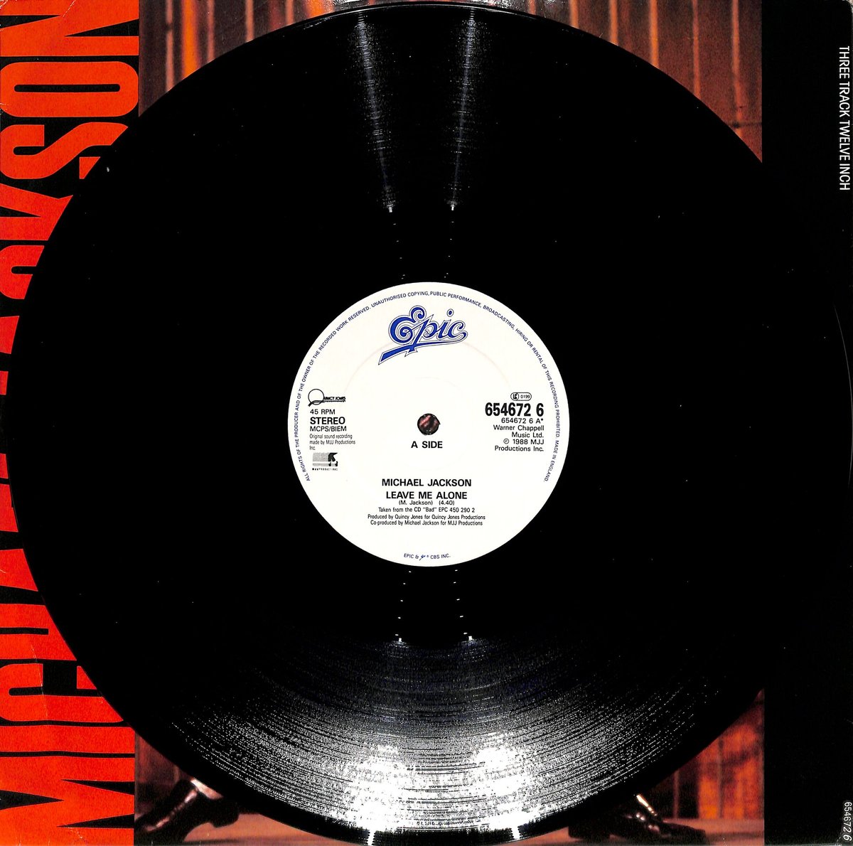 マイケル・ジャクソン / Leave Me Alone (UK,12inch) | Books マイケル・ジャクソン / Leave Me Alone (UK,12inch) | Books