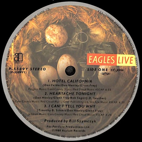 イーグルス / Eagles Live [※国内盤,品番:BB 705,2枚組］(LPレコード)