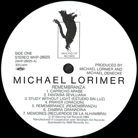 マイケル・ロリマー / リメンブランザ [※国内盤,品番:WHP-28025］(LPレコード)