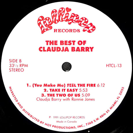 クラウディア・バリー / The Best Of Claudja Barry [※輸入盤,生産国:Canada,品番:HTCL 13,2枚組］(LPレコード)