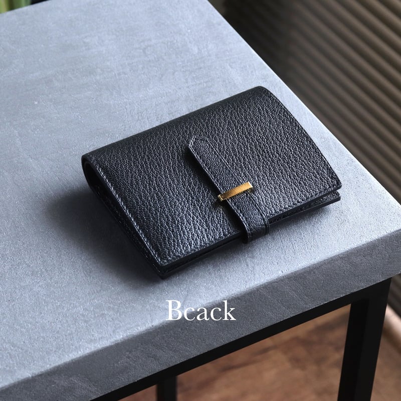ミドルウォレット / シェーブル 被せ小銭入れ | BRUSH Leather Products