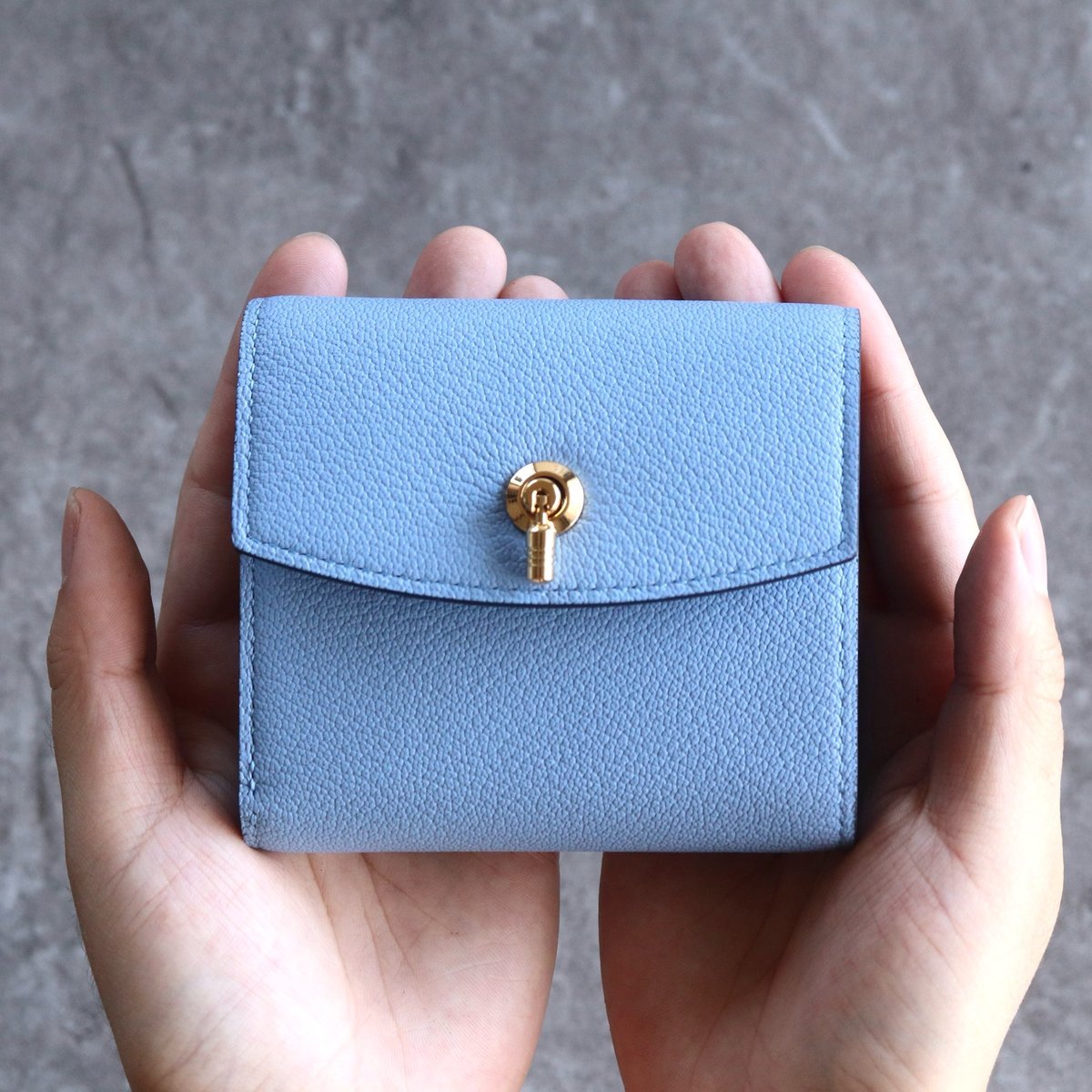 コンパクトウォレット シェーブル ミニウォレット / シェーブル【Ricco mini】Blue vista | BRUSH L