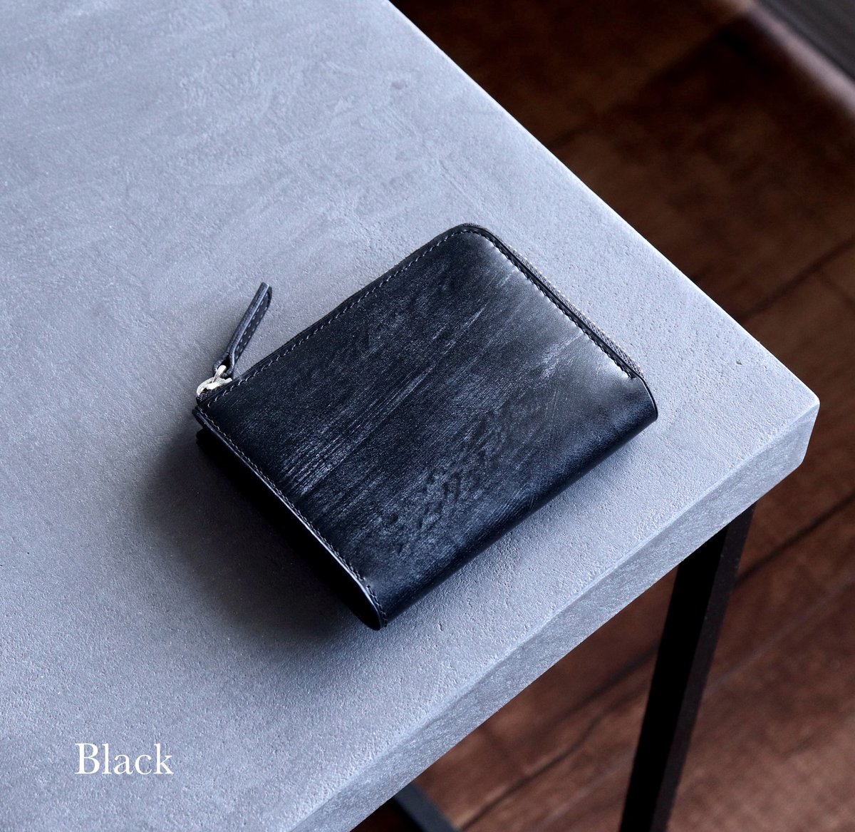 L字ファスナーウォレット【Corvus】ブライドル | BRUSH Leather Products