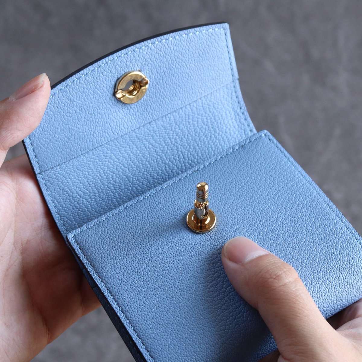 コンパクトウォレット シェーブル ミニウォレット / シェーブル【Ricco mini】Blue vista | BRUSH L