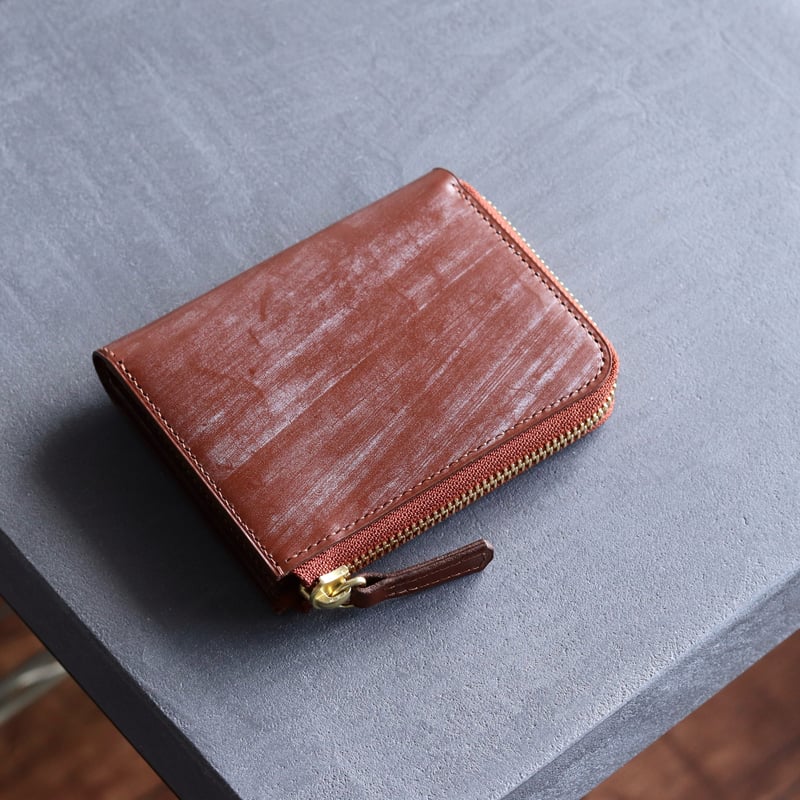 L字ファスナーウォレット/ブライドル【Corvus】 | BRUSH Leather