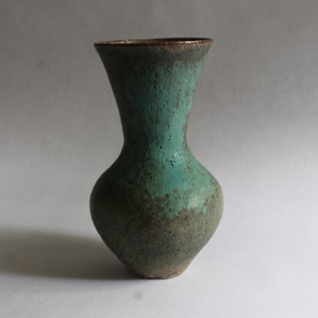 花瓶 青 Kousha 飯高幸作 花瓶 青 Kousha 飯高幸作