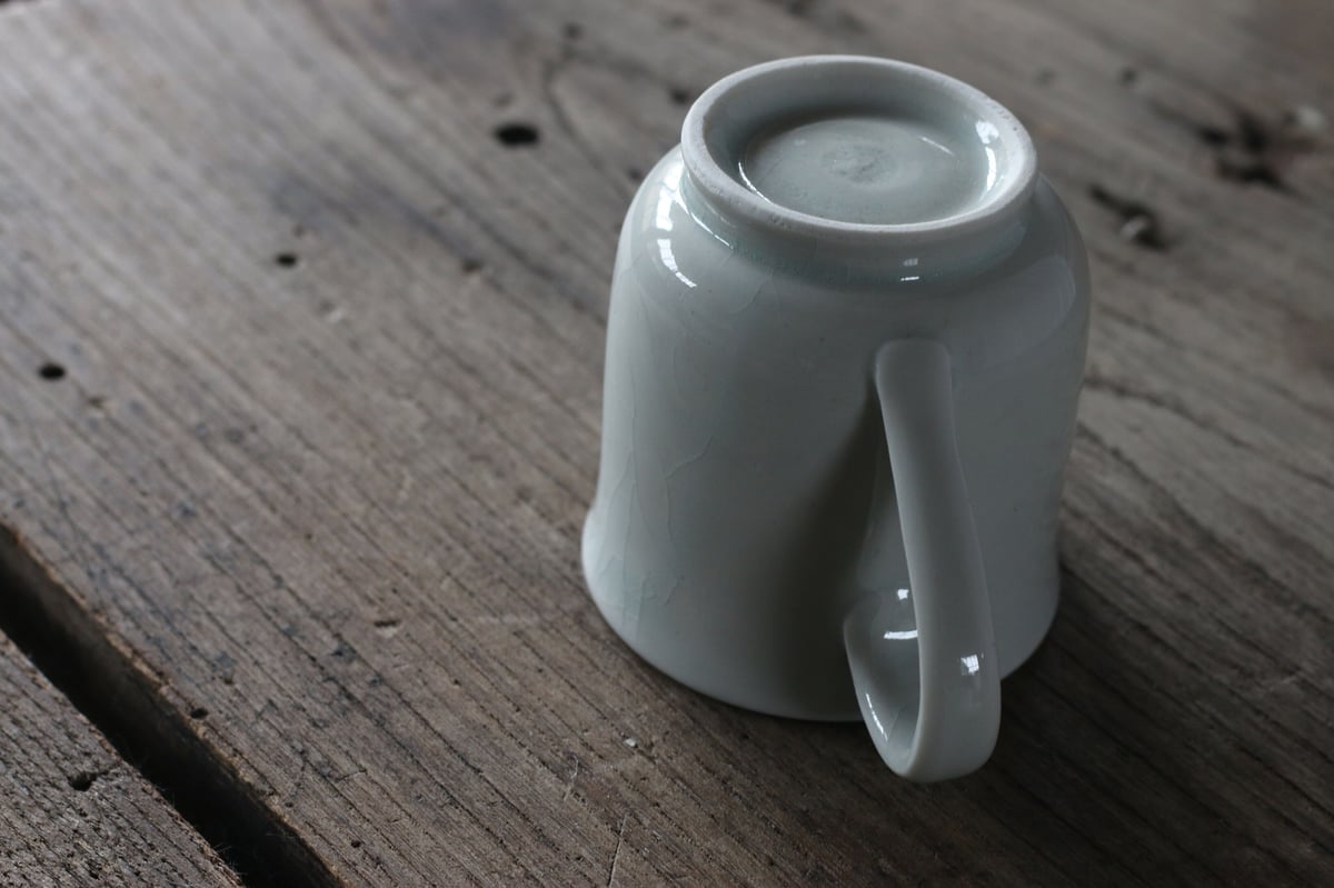 新品　三浦ナオコ　茶杯　向付　隅切　木瓜　筒杯　カップ　白磁　白　フランス　花器 00a82614d7367c65f425a009bdb6a5