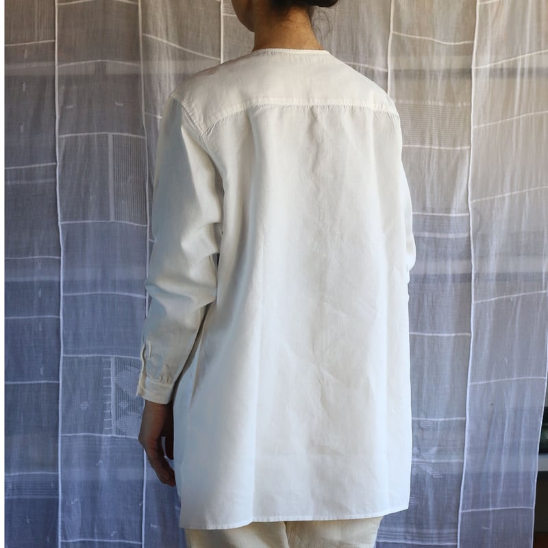 SH-98 大麻ワイドシャツ（高密度）白 ／MITTAN | furacoco