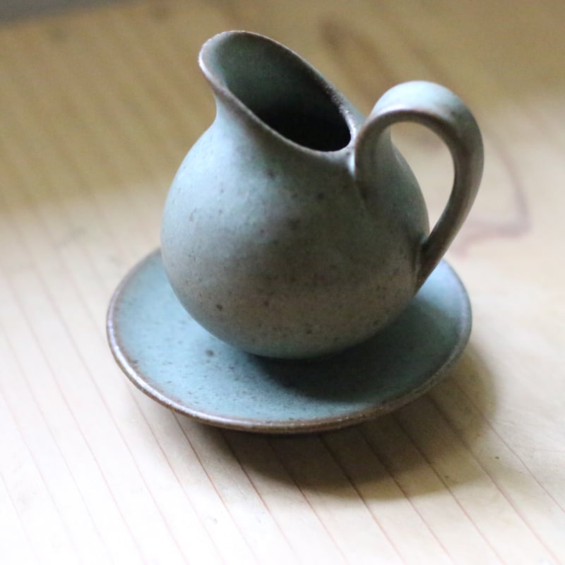 11 ミルクピッチャー（受け皿セット）／ 鯨井円美 | furacoco