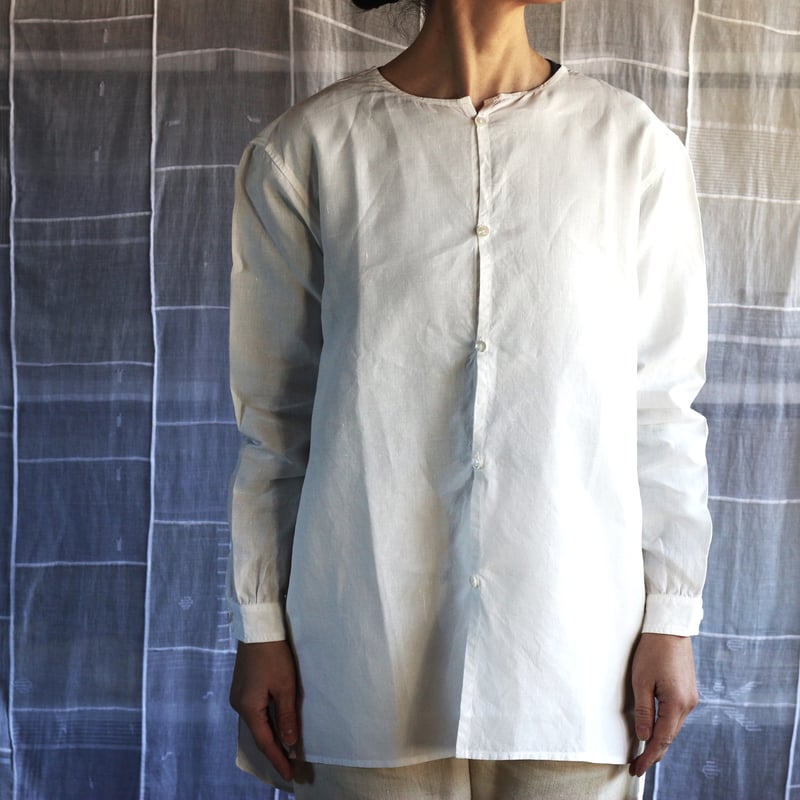 SH-98 大麻ワイドシャツ（高密度）白 ／MITTAN | furacoco