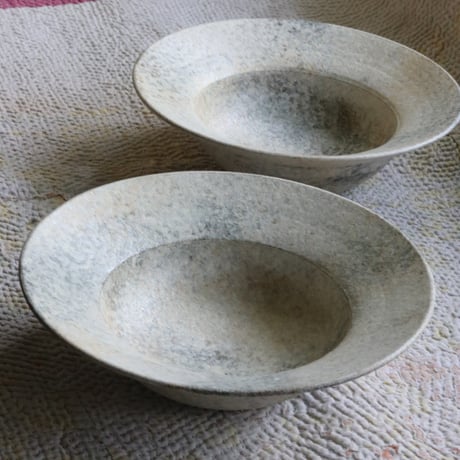 高木浩二 ハット皿 リム鉢 2枚 作家 器 送料 無料 通販キッチン・日用品・その他 - 高木浩二 リム鉢 黒釉