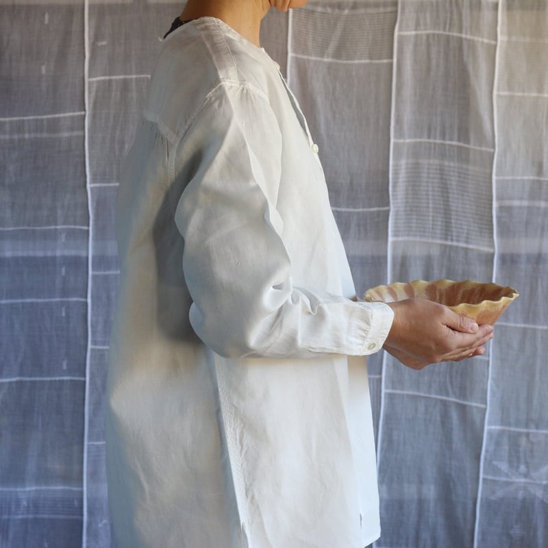 SH-98 大麻ワイドシャツ（高密度）白 ／MITTAN | furacoco