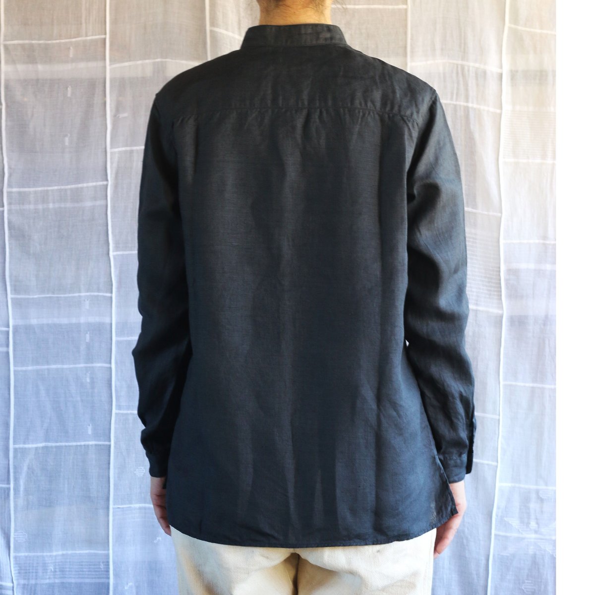 SH-91大麻シャツ 墨黒 ／ MITTAN | furacoco