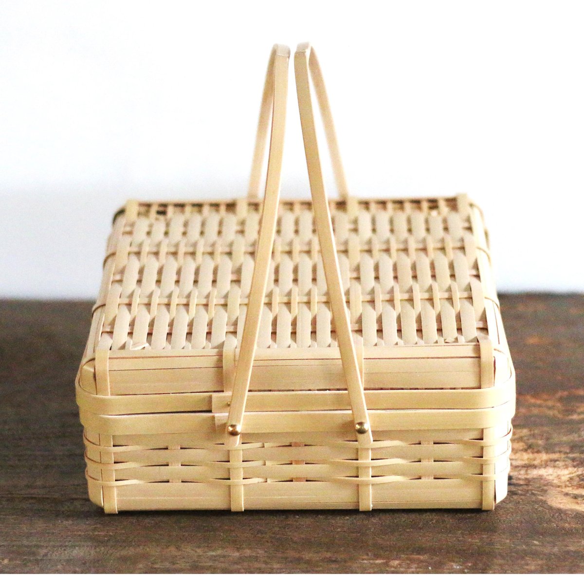 福田真理子さんの蓋付きかご 8 プレゼントボックスL ／福田真理子 | furacoco