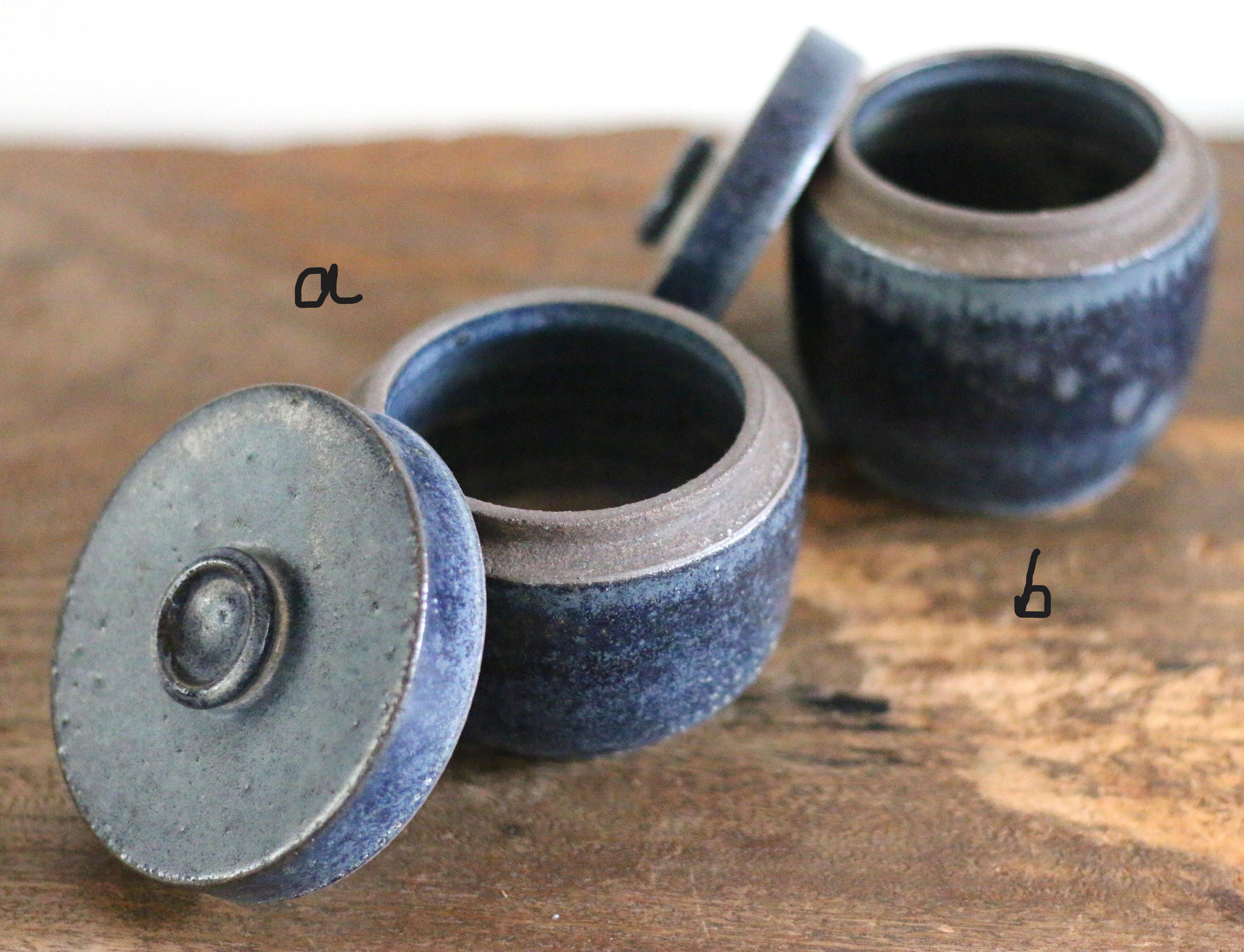 43 コバルト結晶釉 蓋もの／平野日奈子 | furacoco