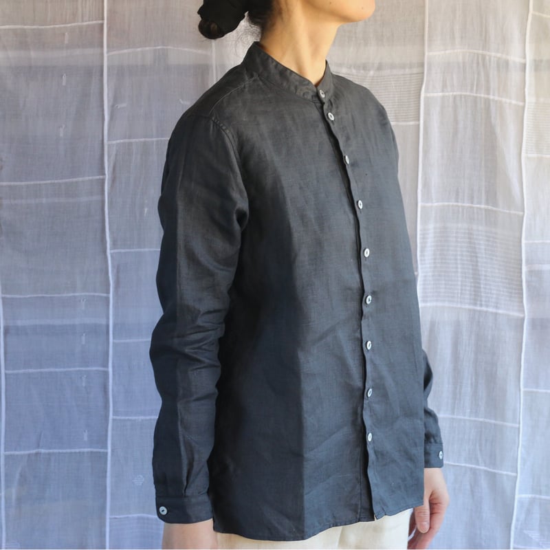 MITTAN SH-91大麻シャツ　墨黒 SH-91大麻シャツ 墨黒 ／ MITTAN | furacoco