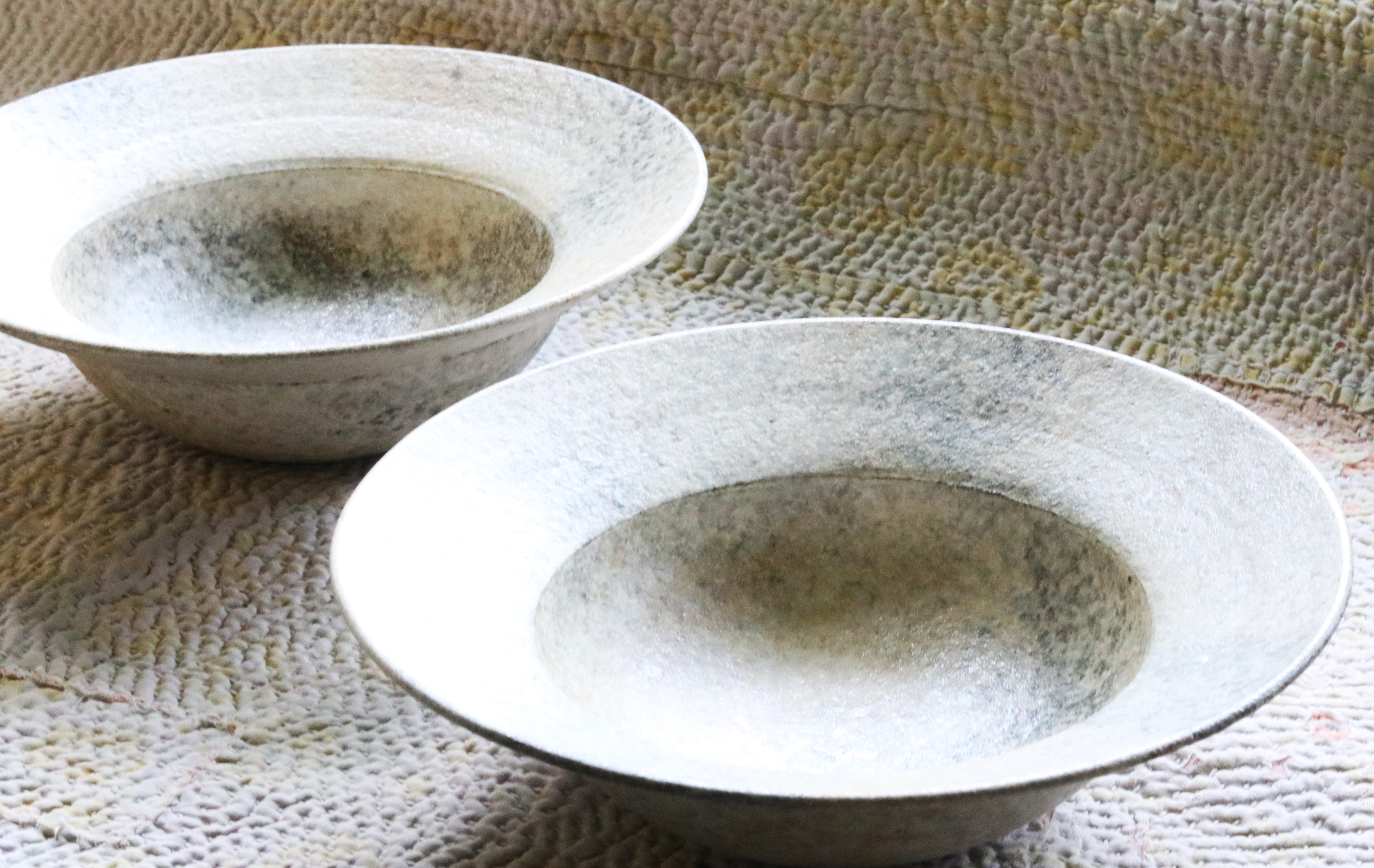 【新品未使用】高木浩二　彩泥　リムボウル　長皿　台皿　3点セット 4 彩泥リム皿 大 ／高木浩二 | furacoco